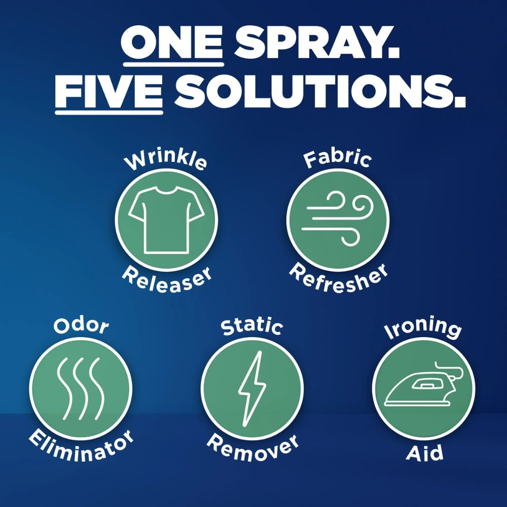 Downy Alisador de Ropa Wrinkle Releaser + Aqua Rain Spray 500ml