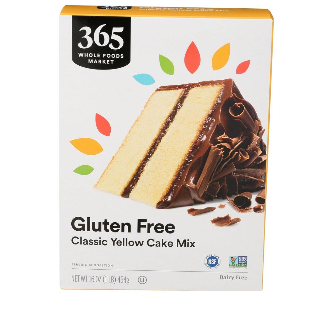 365 Whole Market Food Gluten Free Classic Yellow Cake Mix 454g