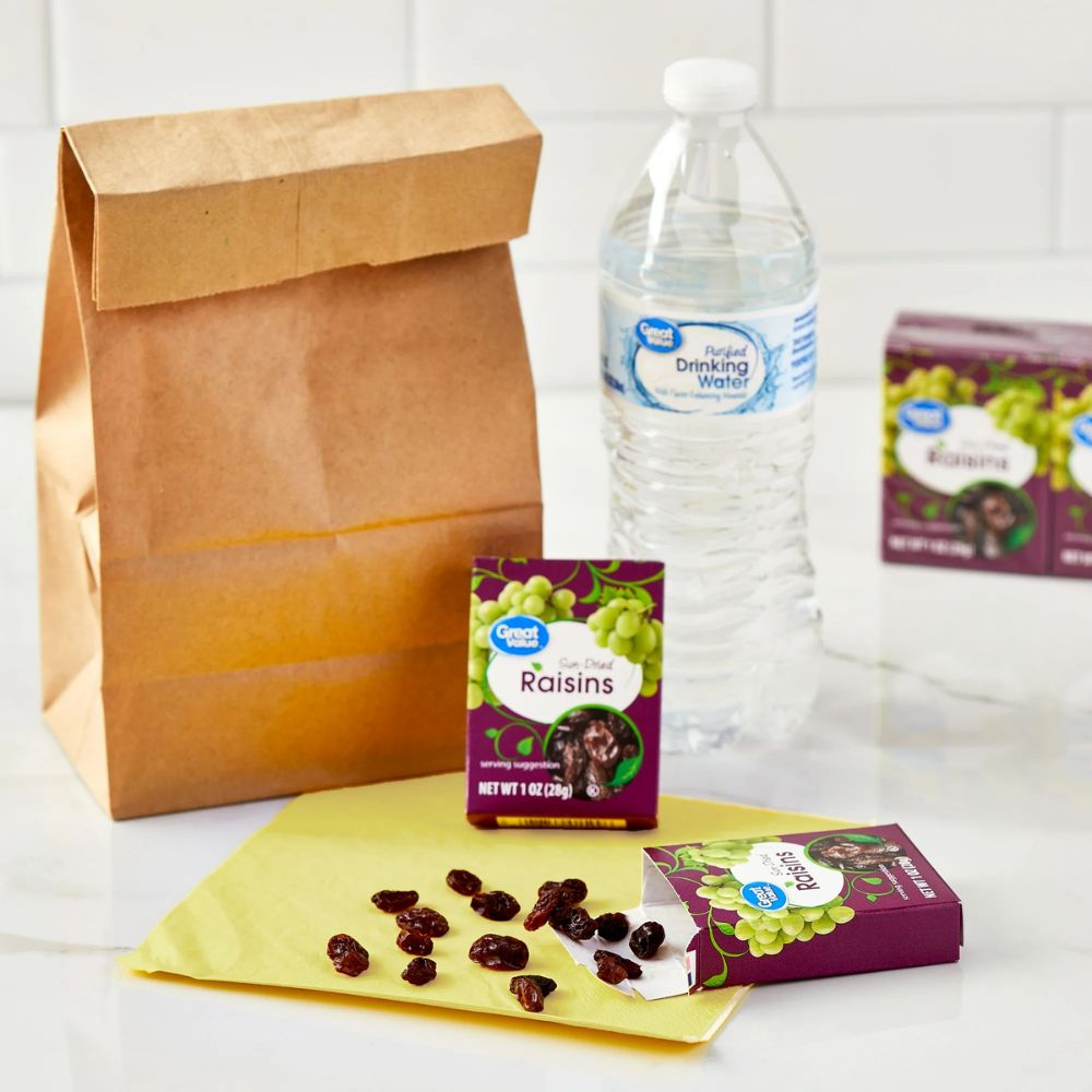 Great Value Uvas Pasas Sun Dried Raisins 28g