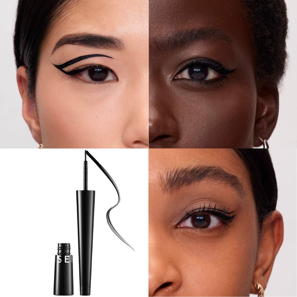 Sephora High Precision  Eye Liner Thin Brush N°01 Noir Black