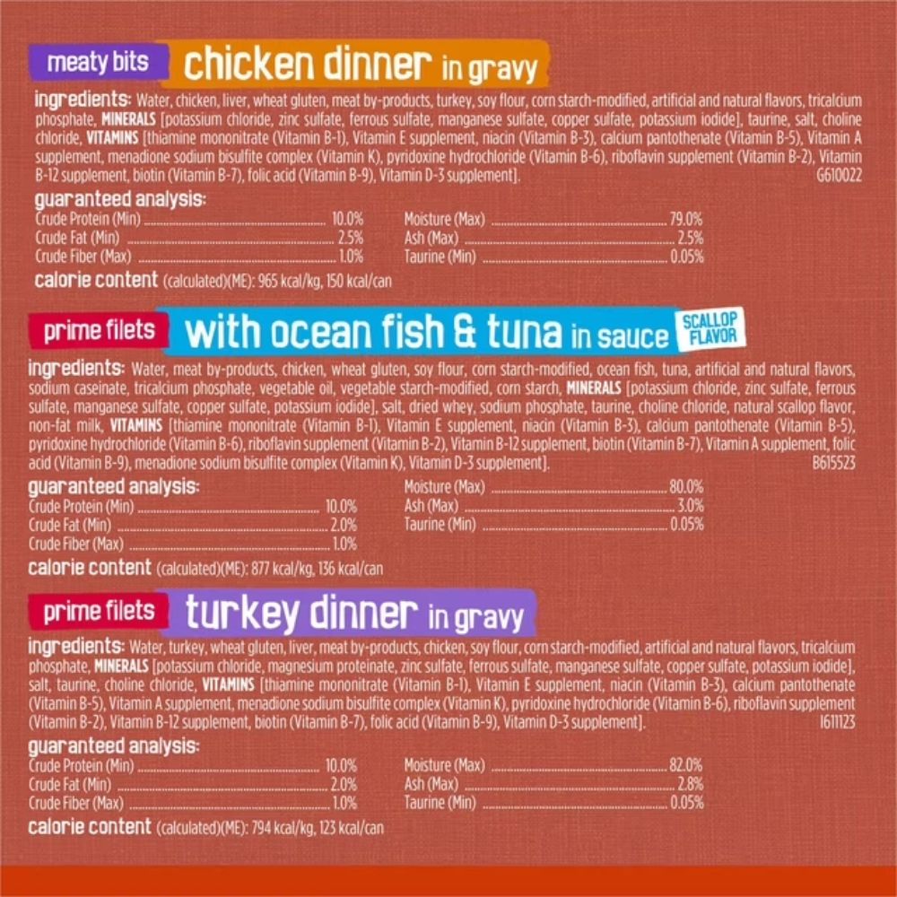 Friskies Gravy Pleasers Purina 60 Latas 9.36Kg