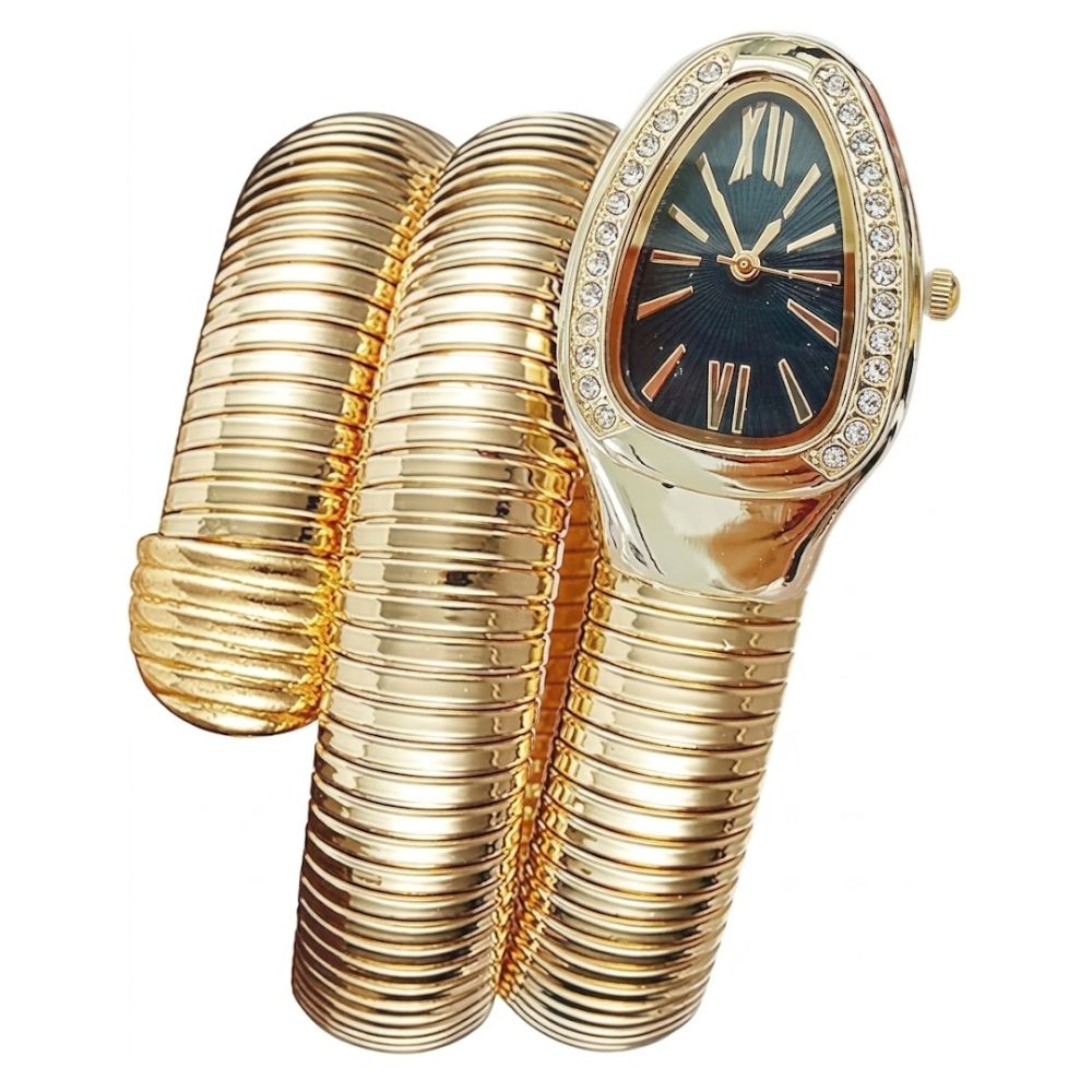 Jones New York Reloj Pulsera Gold Snake Para Damas