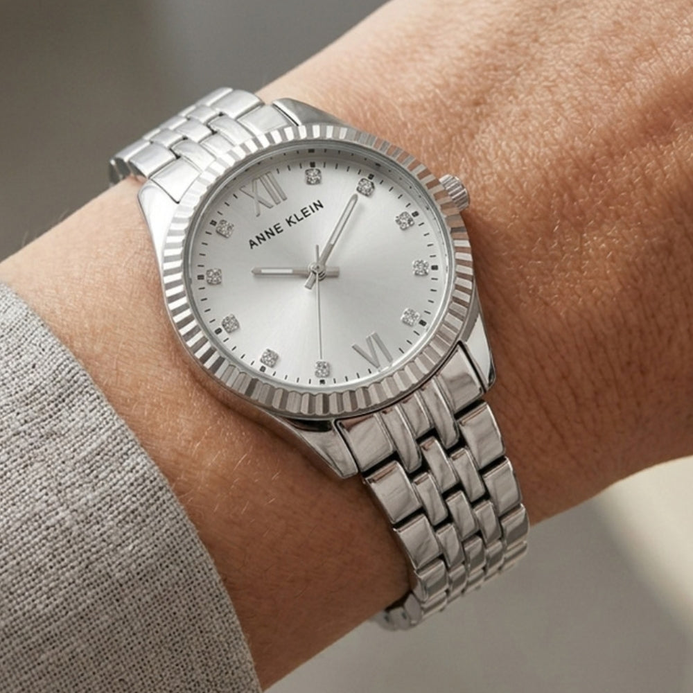 Anne Klein Reloj Para Damas Silver