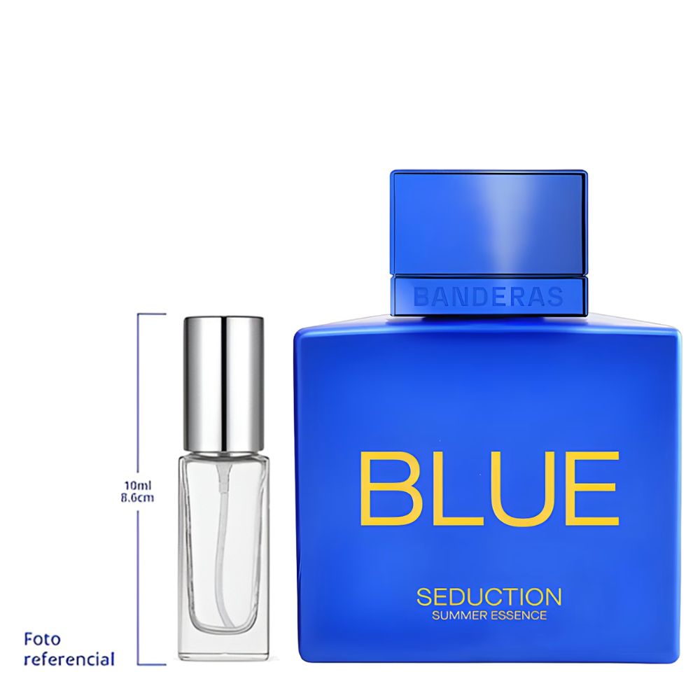 Antonio Banderas Blue Seduction Summer Essence Decant Travel Size Eau De Toilette For Men