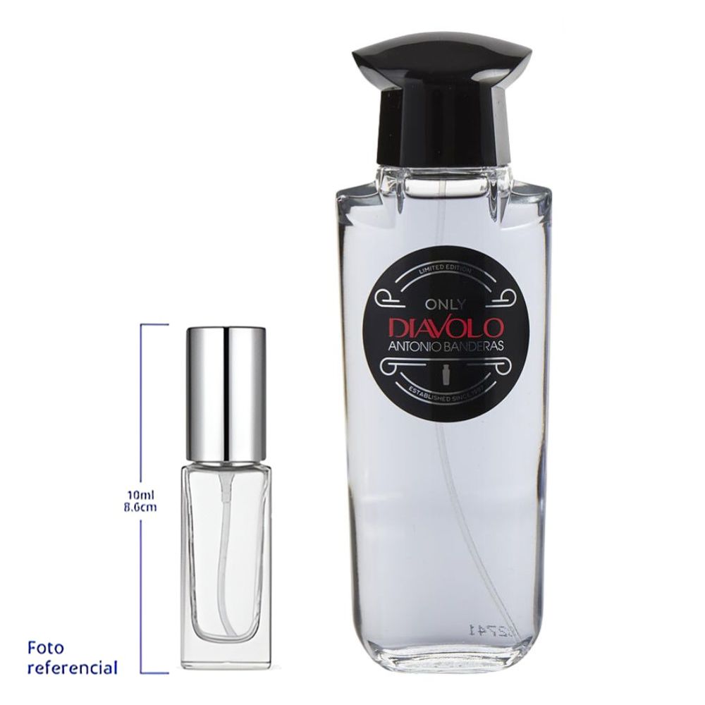 Antonio Banderas Only Diavolo Decant Travel Size Eau De Toilette For Men