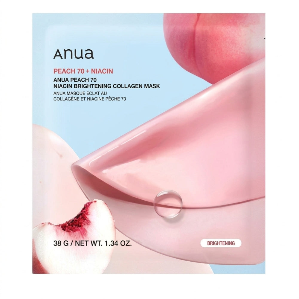 Anua Mascarilla Peach 70+ Niacin Brightening Mask 38gr 1Und