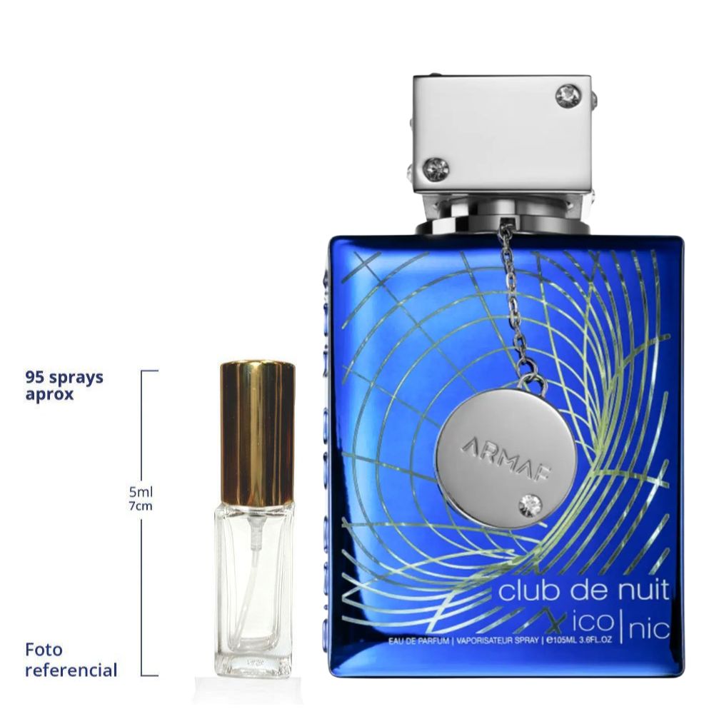 Armaf Club De Nuit Iconic Decant Travel Size Eau De Parfum For Men