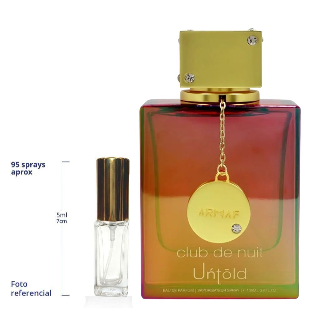 Armaf Club De Nuit Untold Decant Travel Size Eau De Parfum Unisex