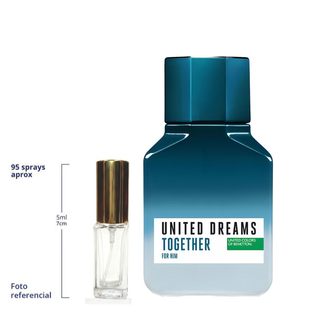 Benetton United Dreams Together Decant Travel Size Eau de Toilette For Men