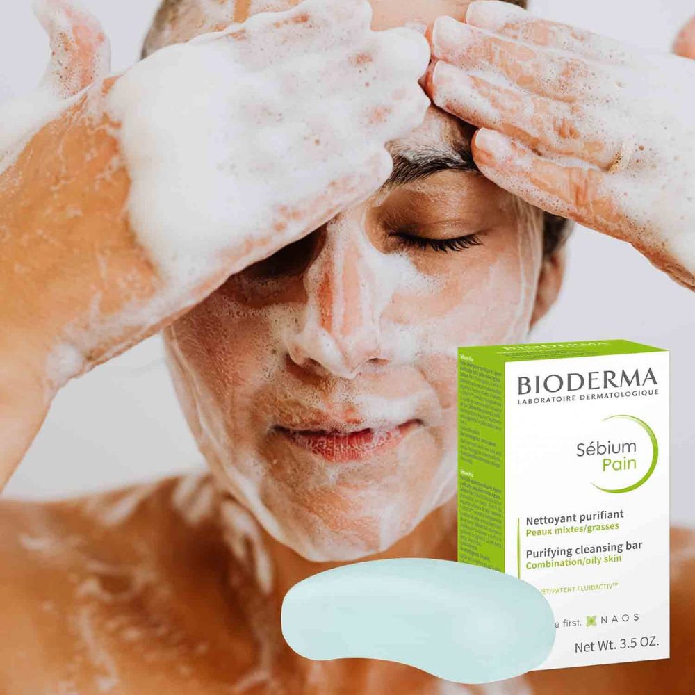 Bioderma Sebium Pain Purifying Cleansing Bar 100g