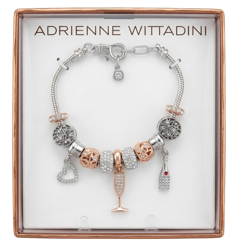Adrienne Vittadini  Pulsera Dijes Cheers