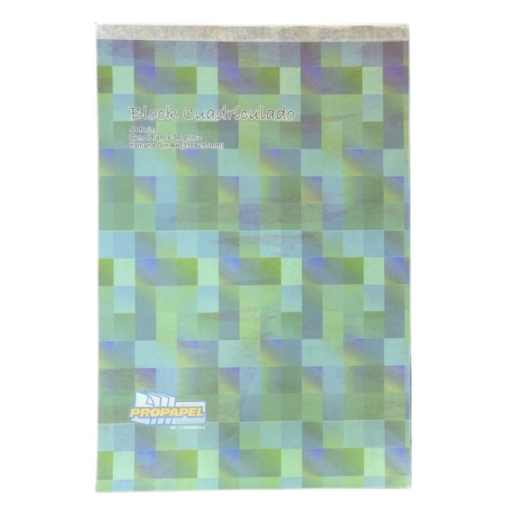 Block Cuadriculado Propapel 40 Hojas 210x297mm