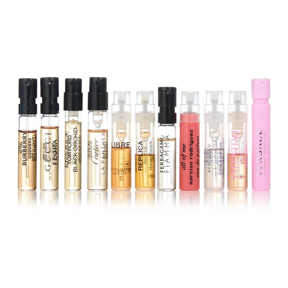 Bloomingdale's The Fragrance Edit Discovery Collection For Woman 11 Sample Perfumes