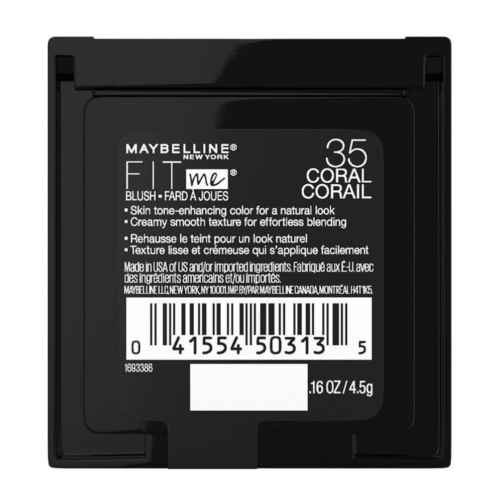 Blush Maybelline Fit Me 35 Reno Coral 4.5g