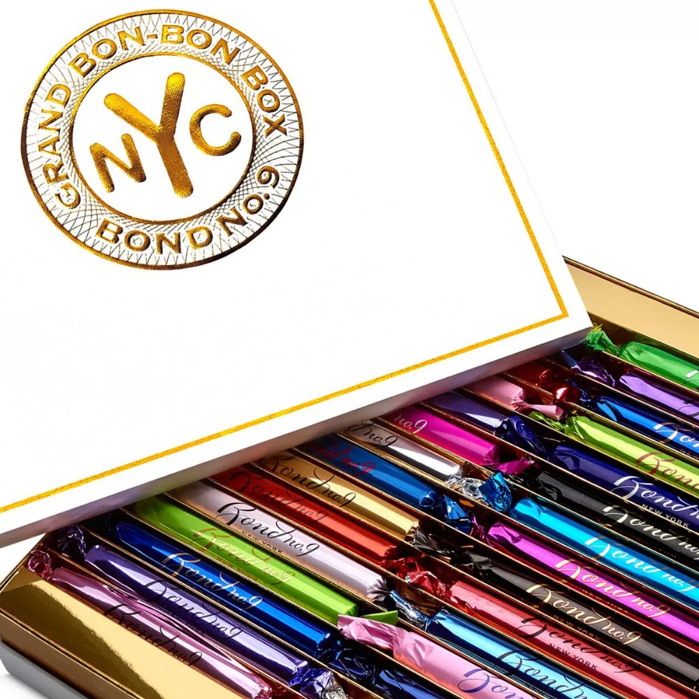 Bond Grand 30 Pieces Travel Size 10ml Decanter Bon-Bon Box Eau De Fragrance Set