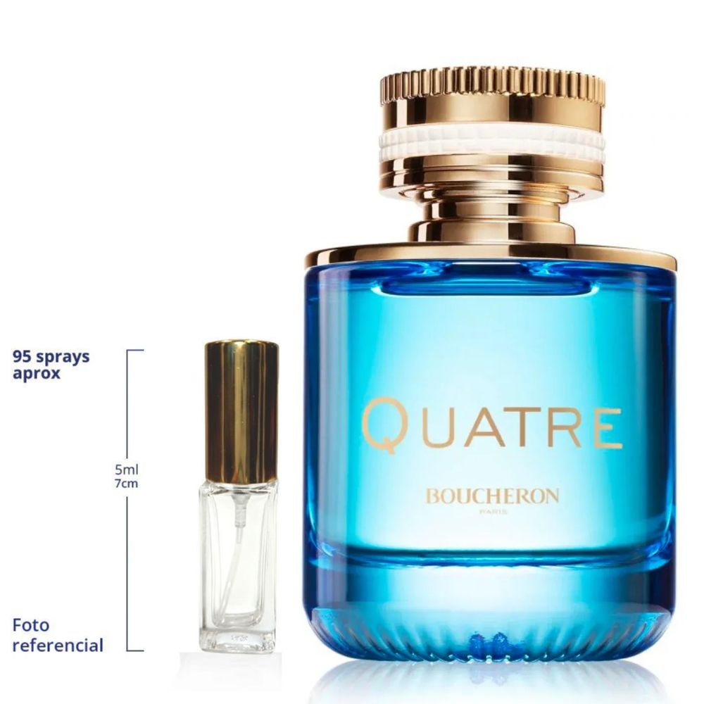 Boucheron Quatre En Blue Decant Travel Size Eau De Parfum For Woman