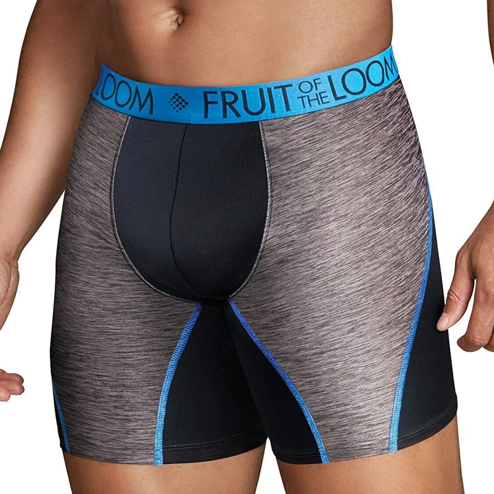 Fruit Of The Loom Boxer Briefs Breathable Perfomance 3 Pack