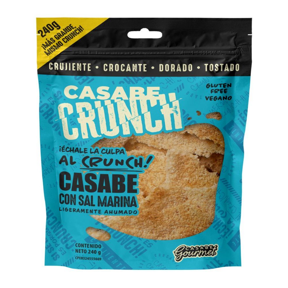Casabe Gourmet Casabe Crunch Sal Marina 240gr
