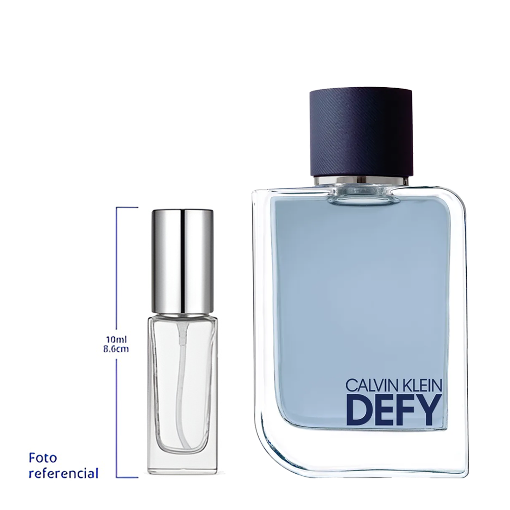 Calvin Klein Defy Decant Travel Size 5ml y 10ml de 95 a 150 Sprays Aprox Eau De Toilette For Men