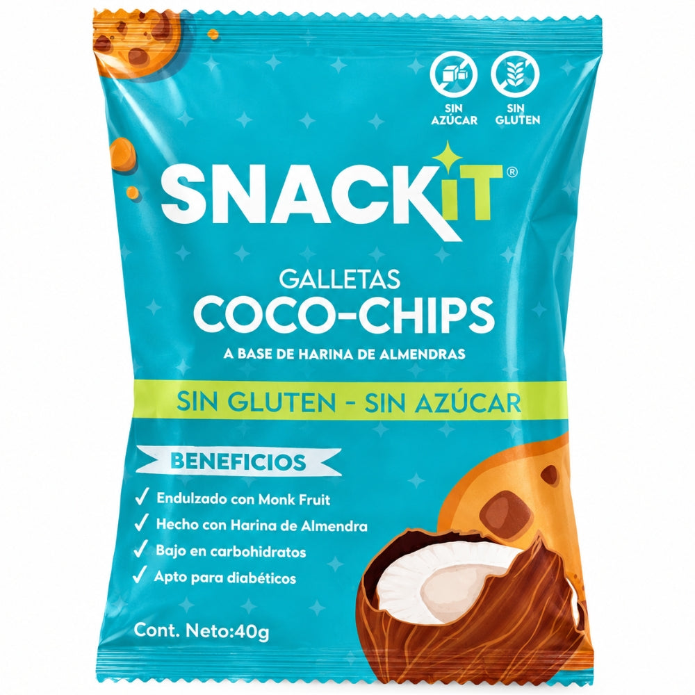 Galletas Snackit Coco Chips 40 gr