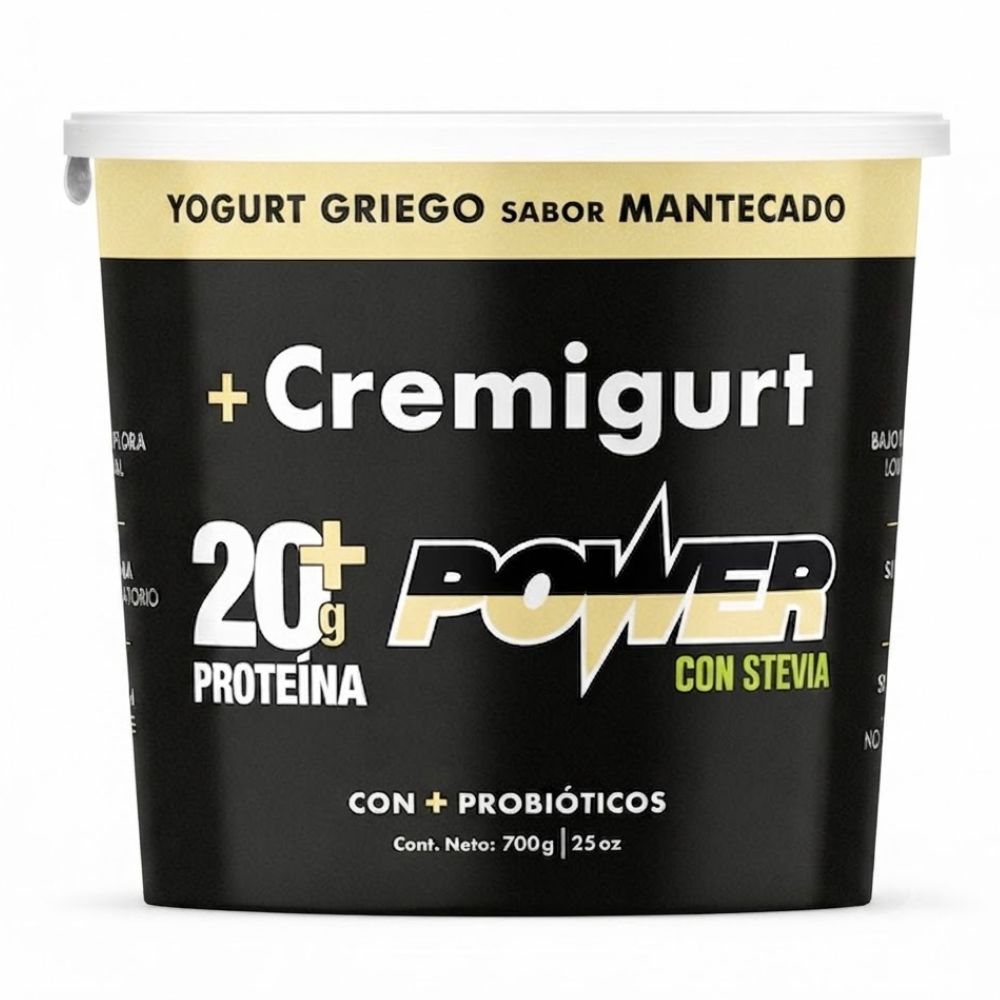 Cremigurt Yogurt Griego Power Sabor Mantecado 700gr