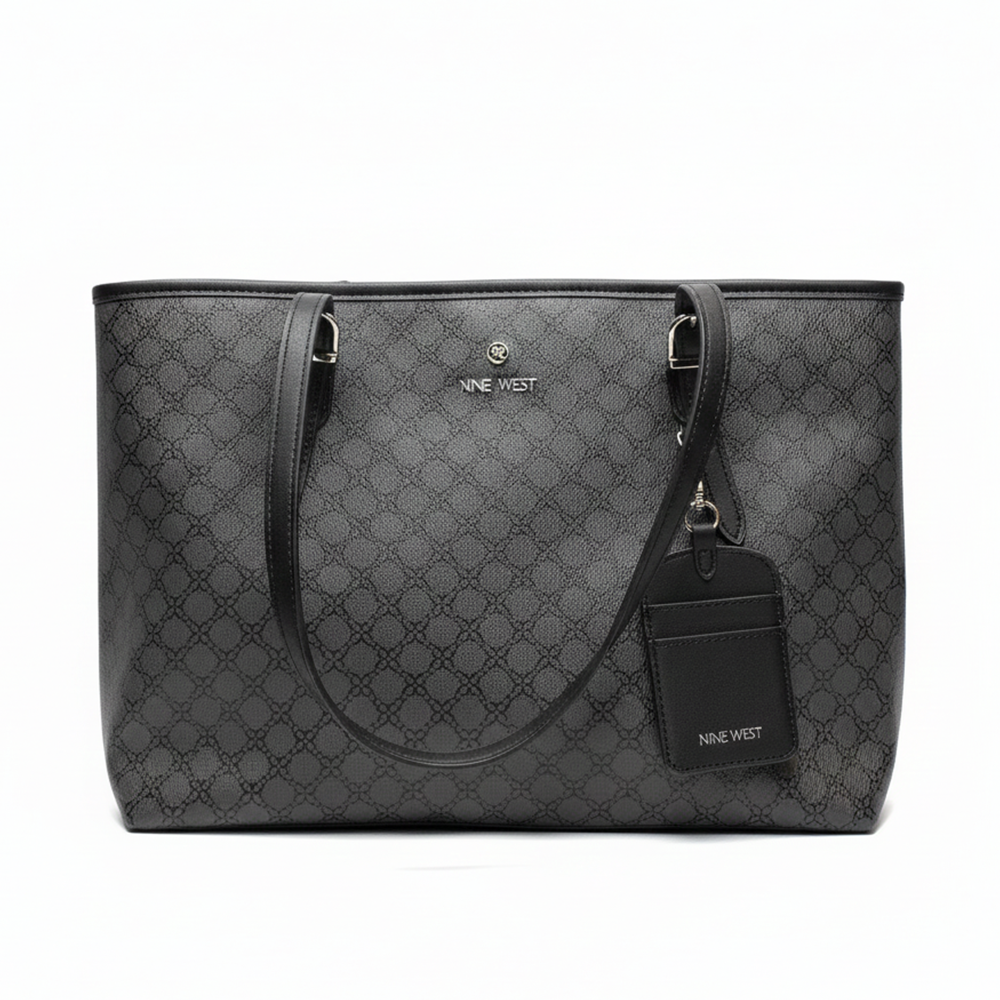 Nine West Cartera Billy Jet Black Logo