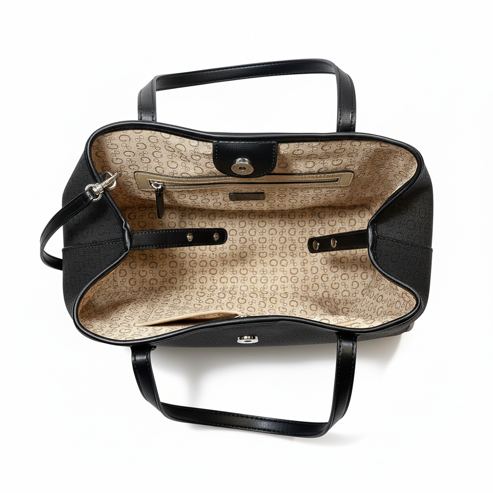 Guess Cartera Tote Portini Coal