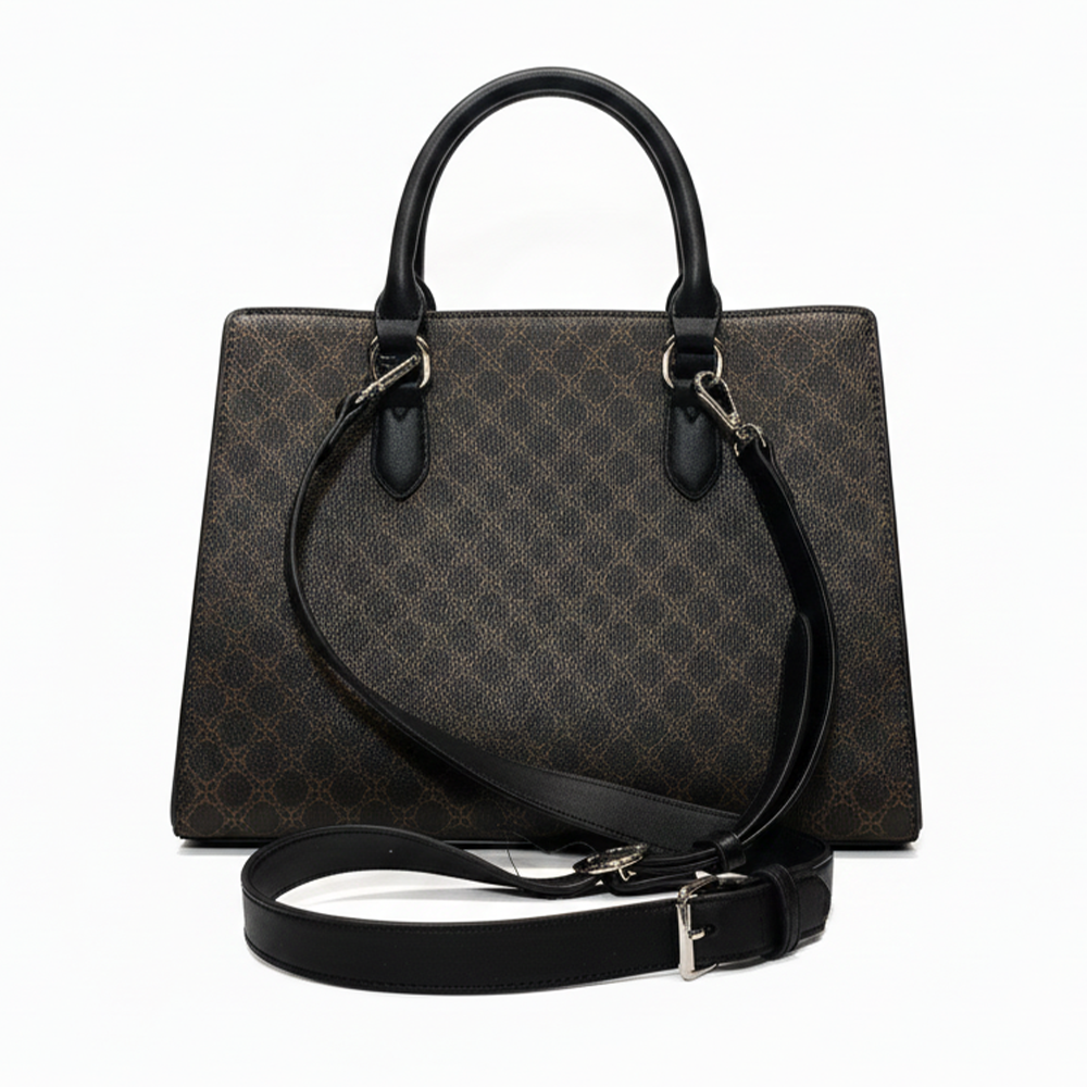 Nine West Cartera Eloisse Brown Logo Black