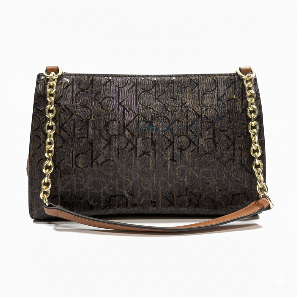 Calvin Klein Cartera Hayden Key Brown