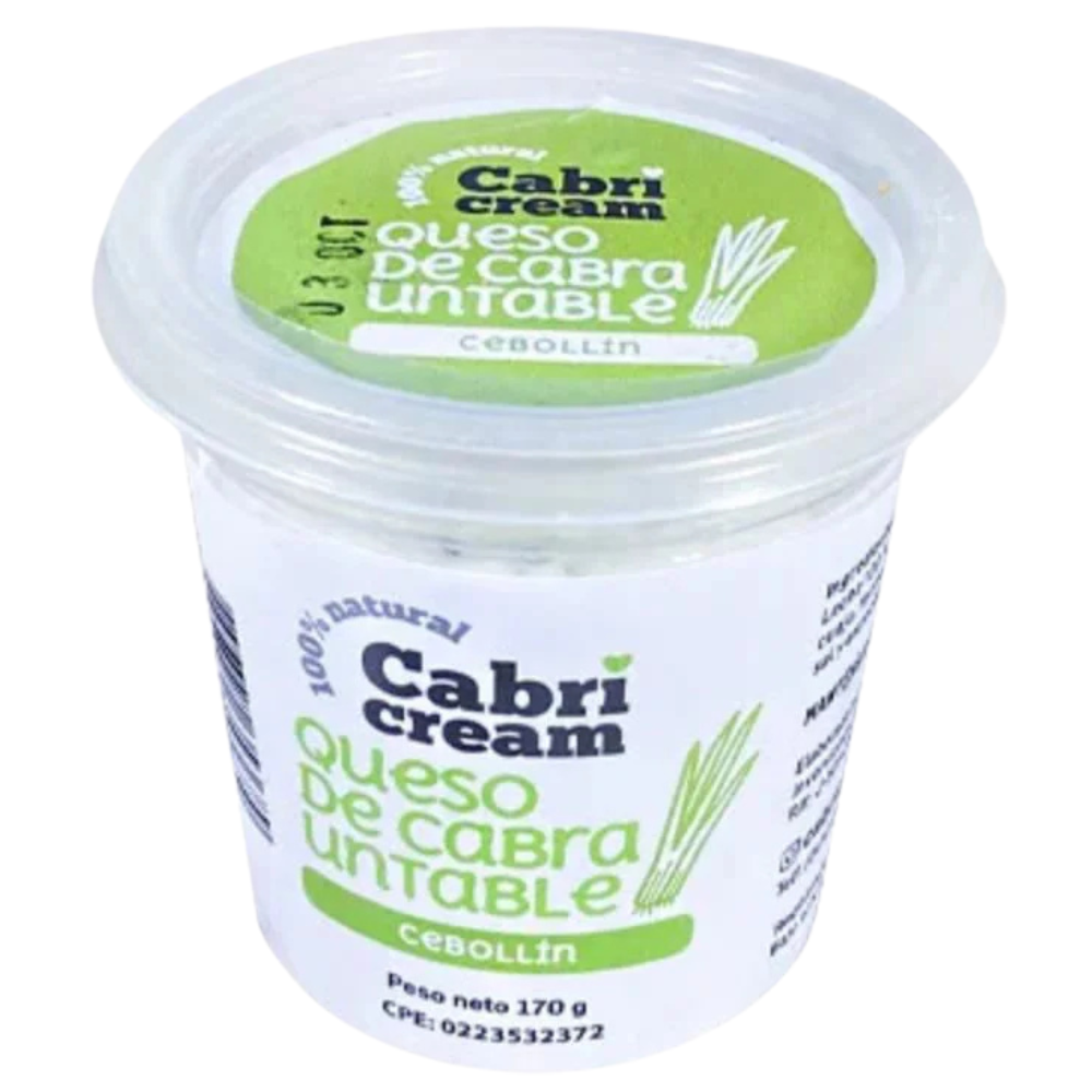 CabriCream Queso de Cabra Untable Cebollín 170gr