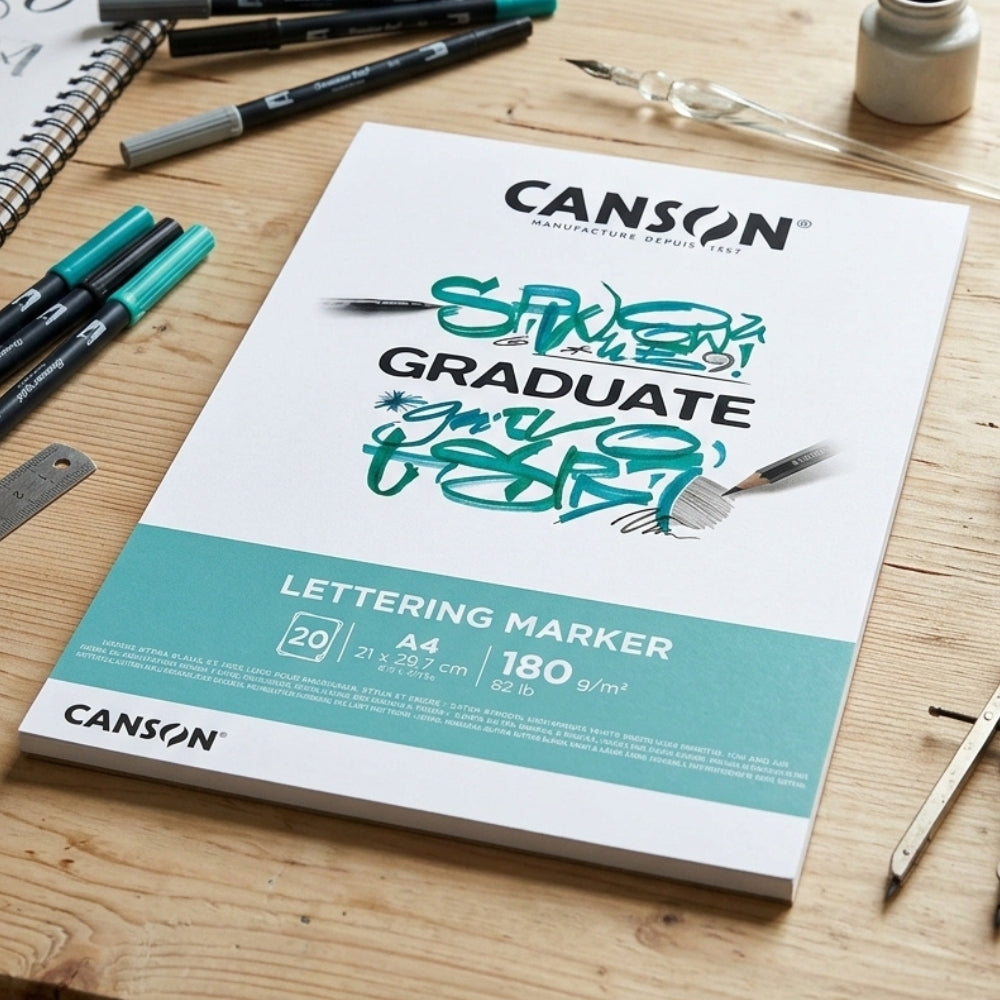 Canson Block Lettering Maker Graduate A4 20 Hojas 21 x 29.7cm