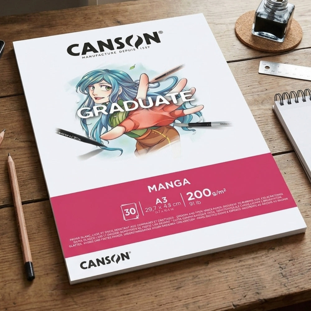 Canson Block Manga Graduate A3 30 Hojas 29.7 x 42cm