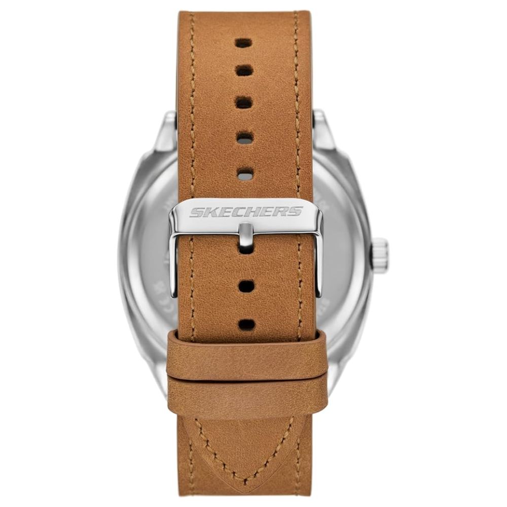 Skechers Reloj Para Caballeros Hewes Three-Hand Date Brown