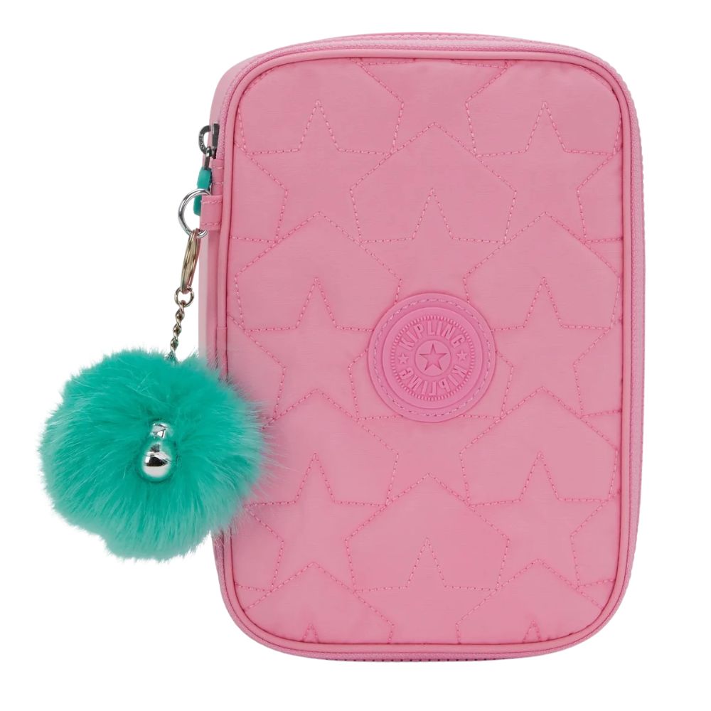 Kipling  Cartuchera 100 pens Puff Pop Bubblegum