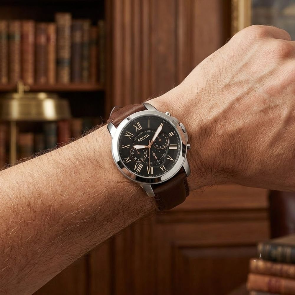 Fossill Reloj Para Caballeros Grant Brown