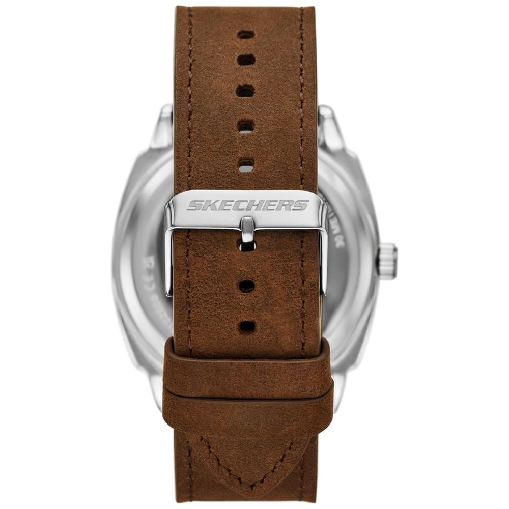 Skechers Reloj Para Caballeros Hewes Three-Hand Date Brown