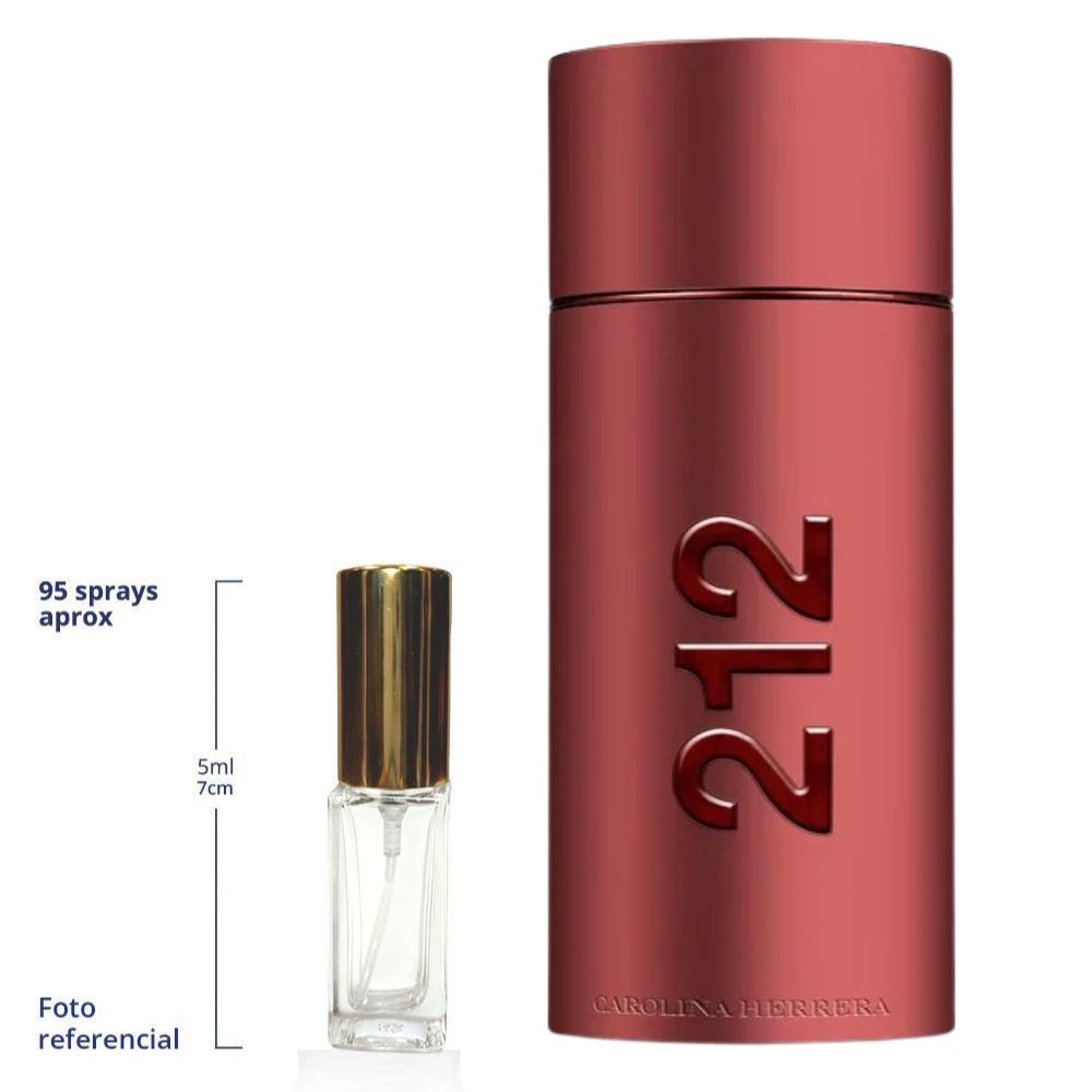 Carolina Herrera 212 Sexy Decant Travel Size Eau De Parfum For Men