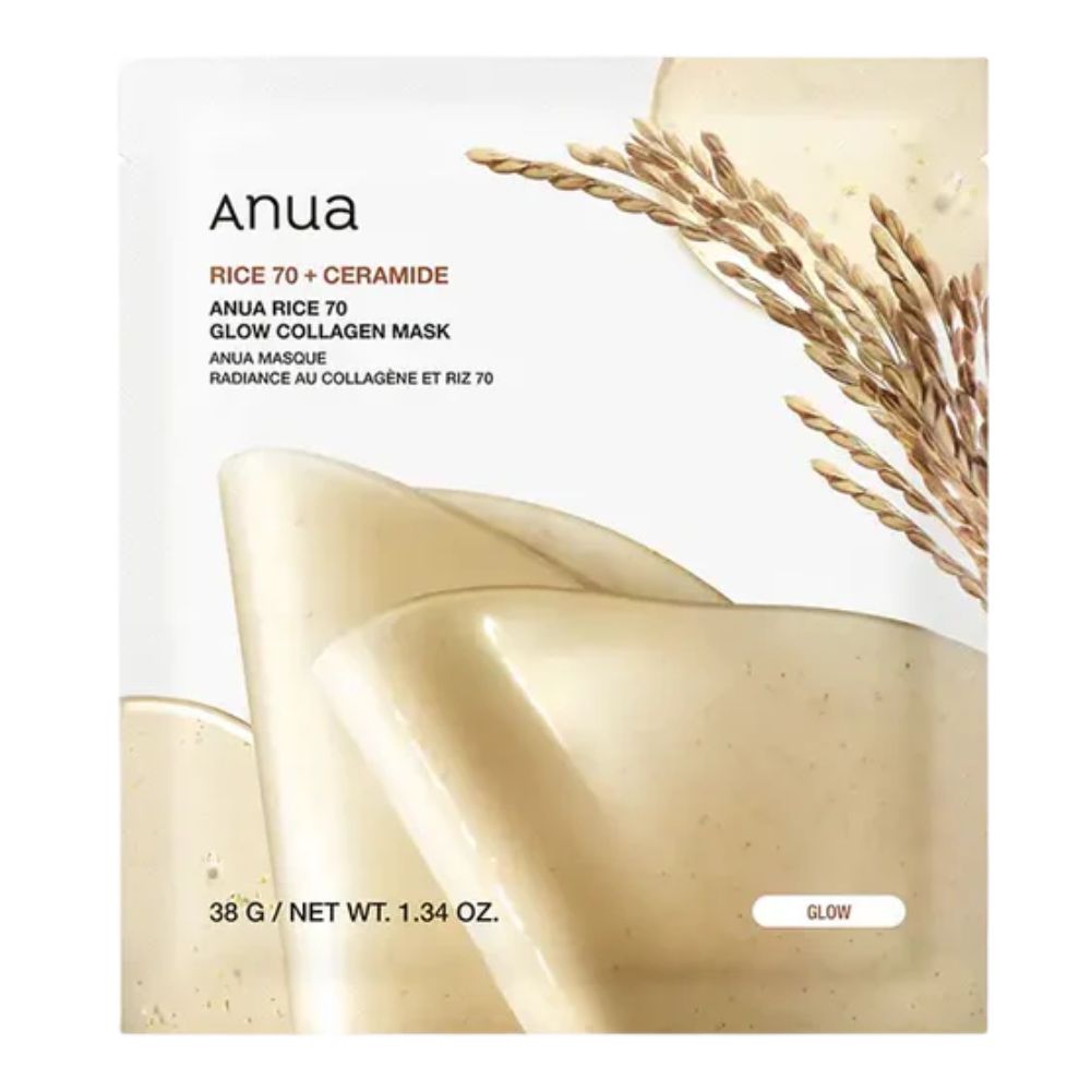 Anua Rice 70+ Glow Collagen Mask 38g