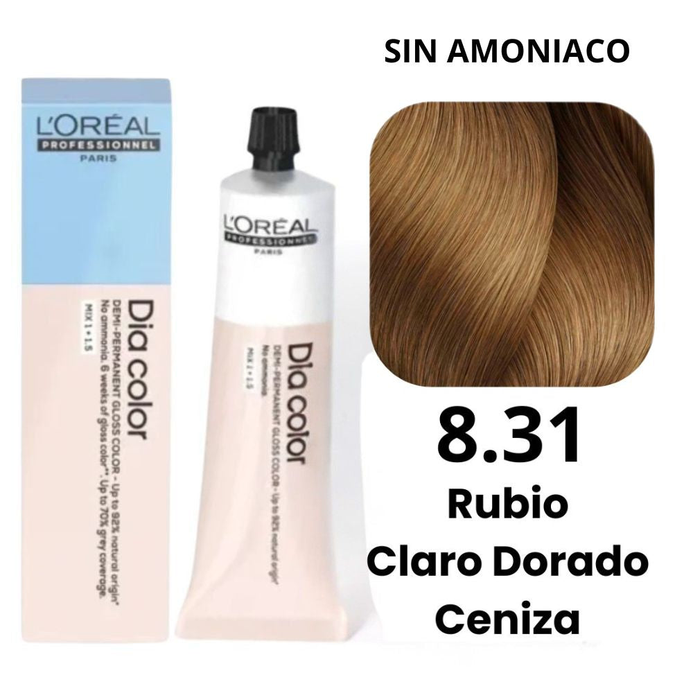 L'Oreal Tinte Dia Color N. 8.31 Sin Amoniaco 60ml