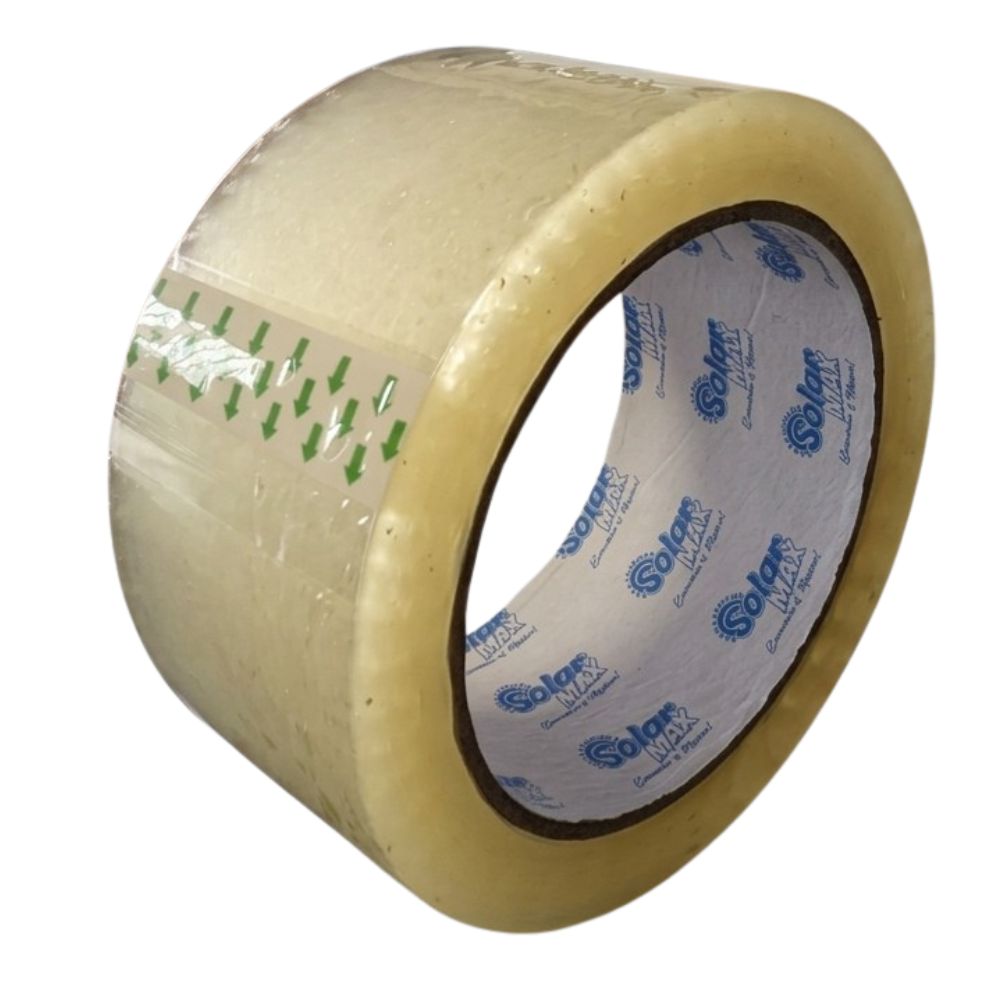 Cinta Transparente Para Embalar Solar Max 90mts x 48mm