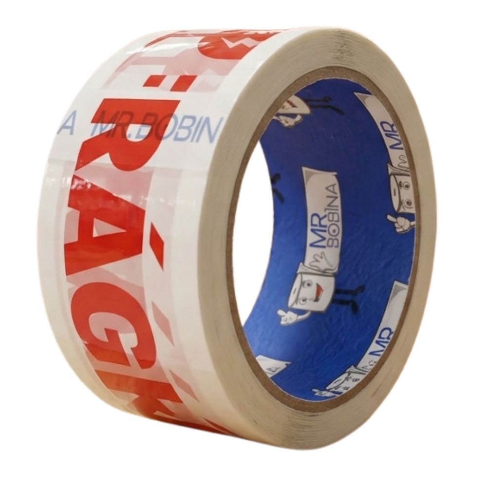 Cinta Para Embalar "Fragil" Mr. Bobina 50mts x 48mm 1 Und