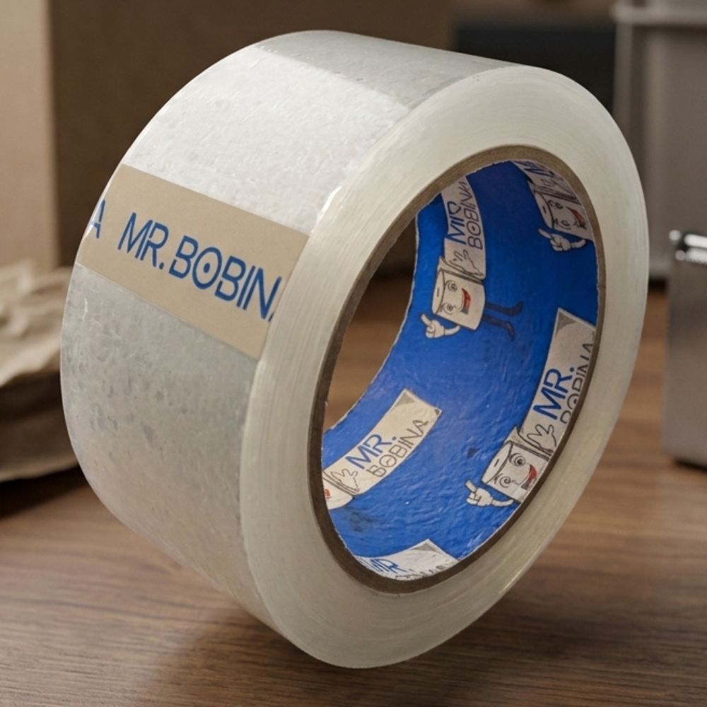 Cinta Transparente Para Embalar Mr. Bobina 90mts x 48mm