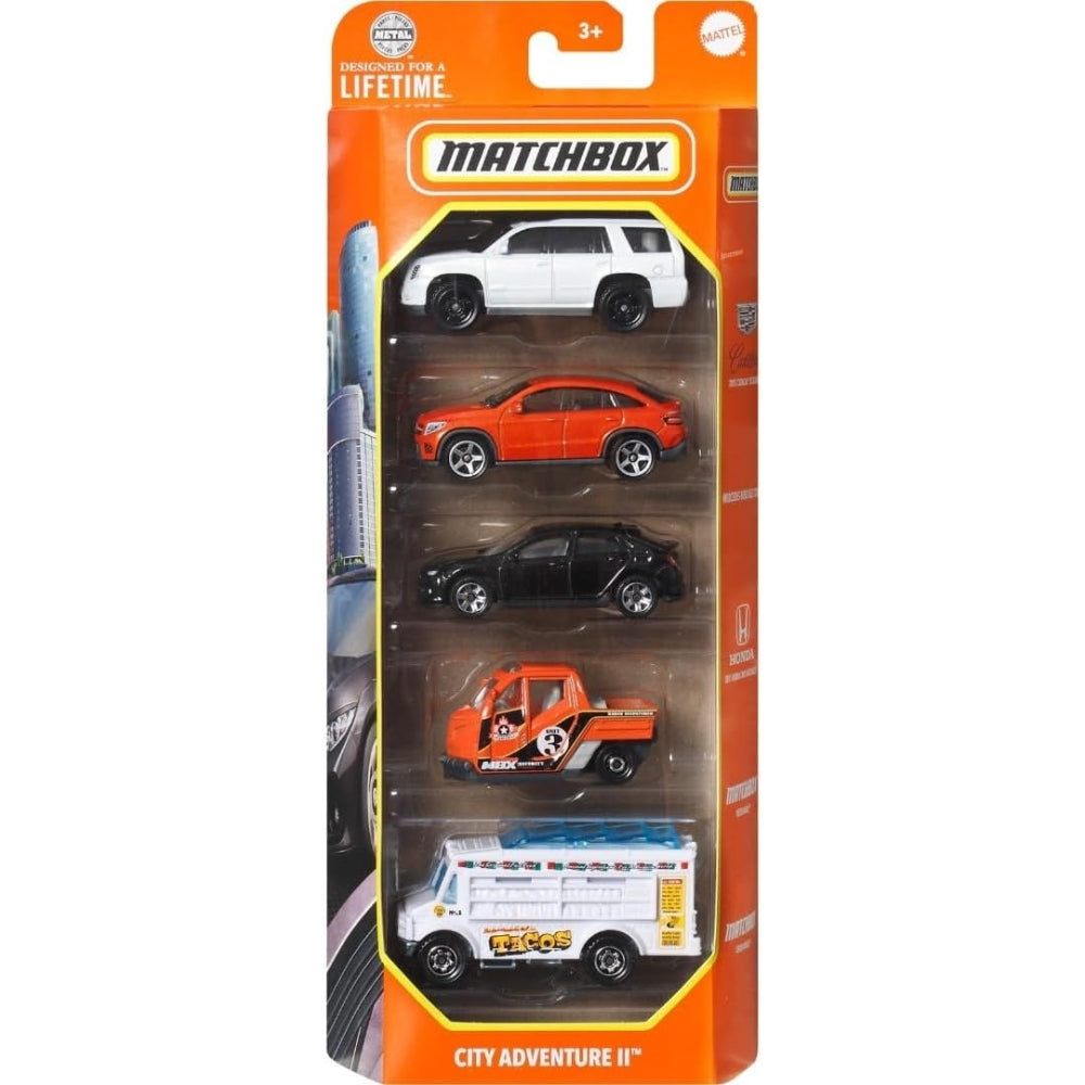 Hot Wheels Matchbox 5 Pack Modelos Variados