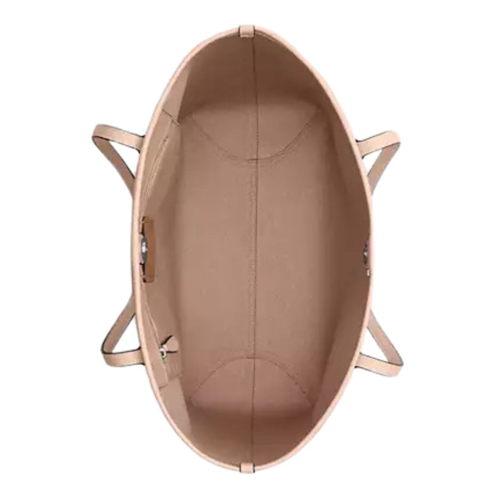 Coach Cartera Tote City In Signature Canvas Sand Taupe