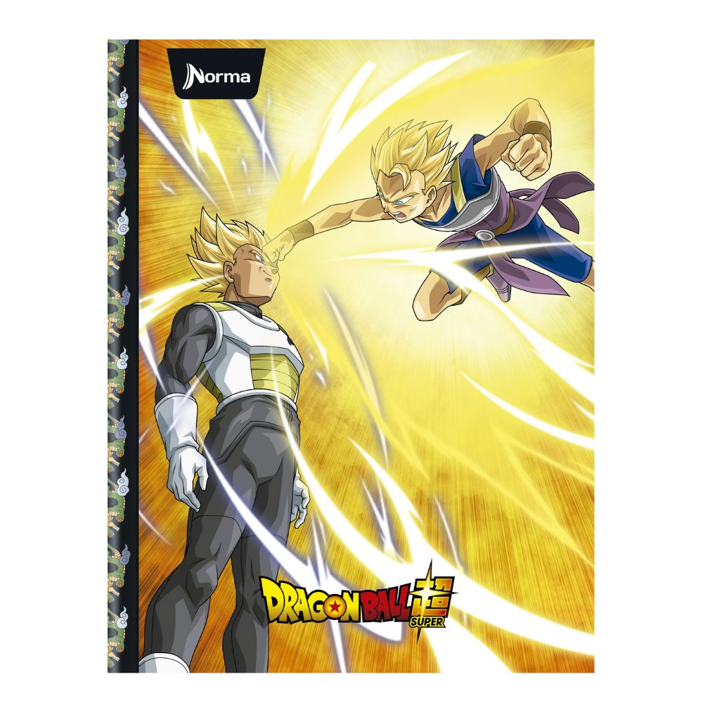 Norma Cuaderno Cocida Dragon Ball Pasta Dura 100 Hojas Con Stickers Diseños Surtidos