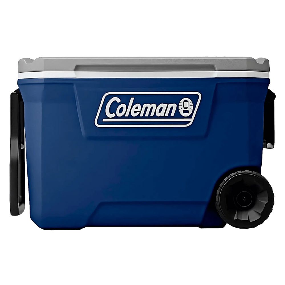 Coleman Cava Con Ruedas 316 Series 62Qt Blue & Light Gray