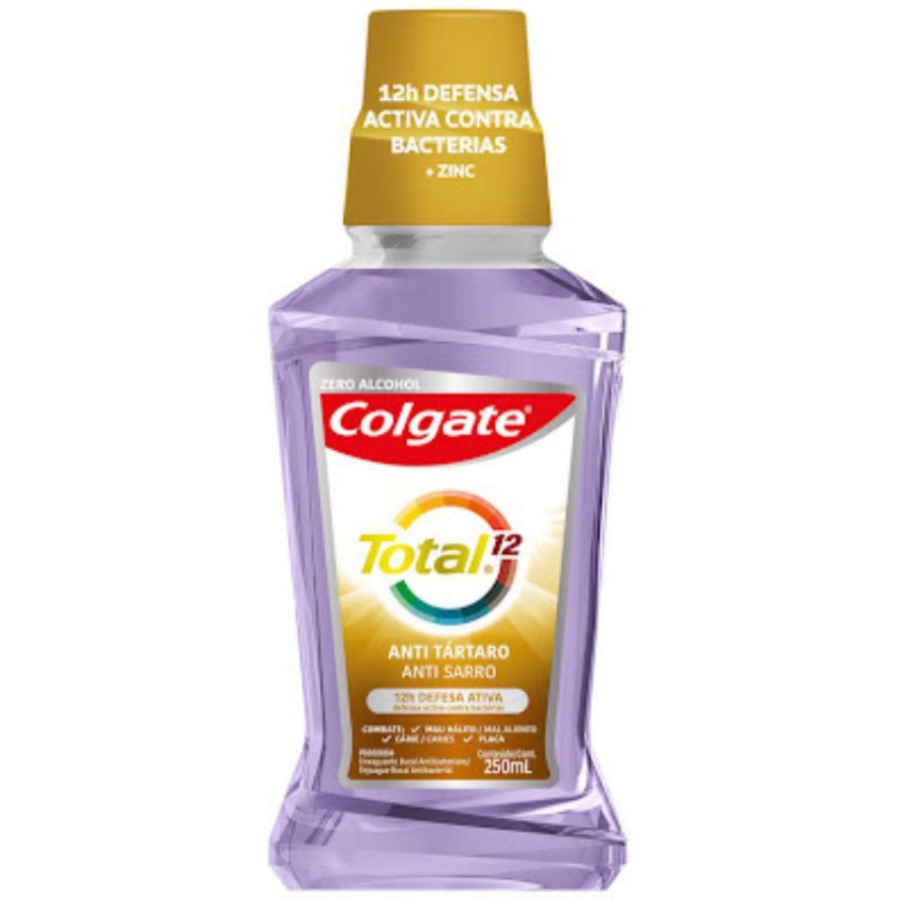Colgate Enjuague Bucal Total 12 Anti Sarro 250ml