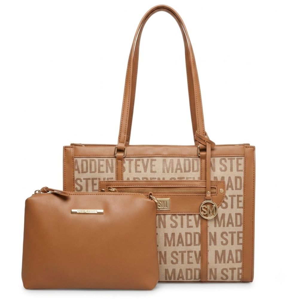 Steve Madden Cartera Livia Key Danglke Book Tote Luggage