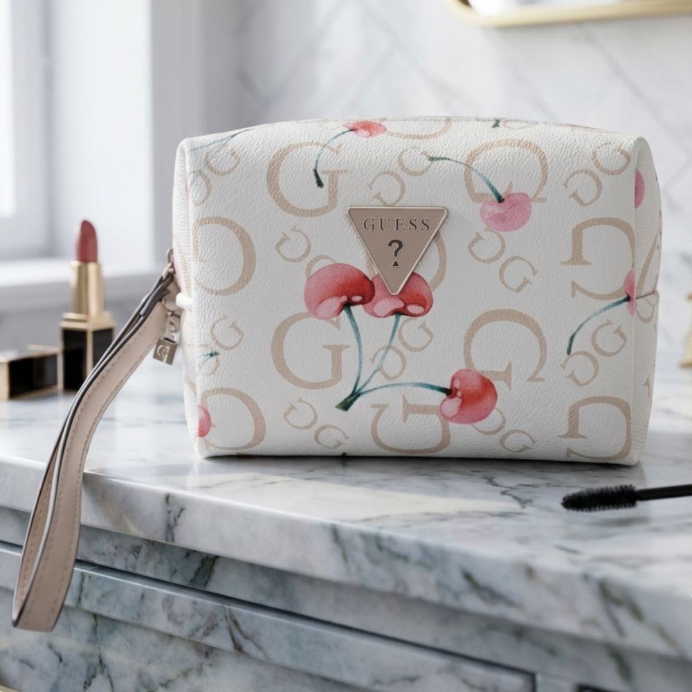 Guess Cosmetiquera Rossmore Travel White