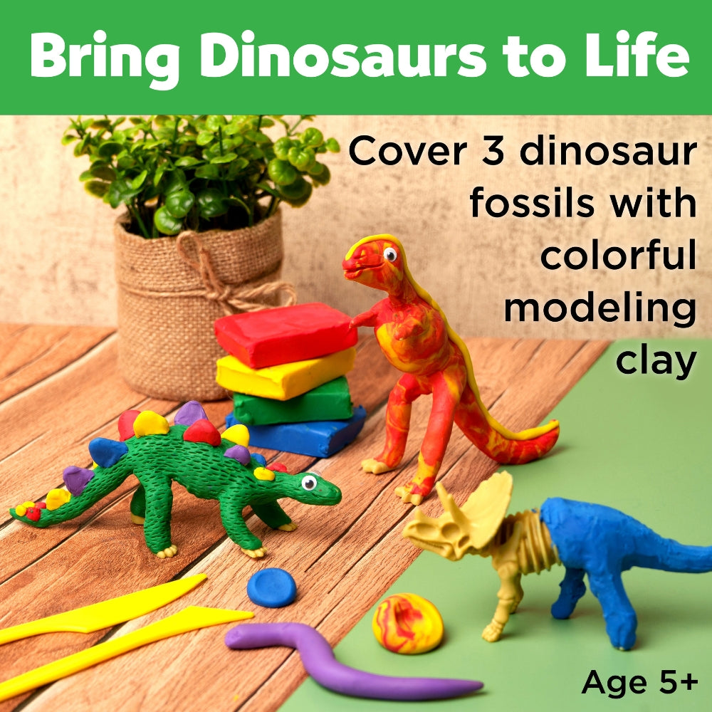 Creativity For Kids Create With Clay Dinosaurs 5+